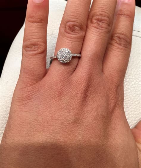 Natural Diamonds. . Zales halo engagement rings
